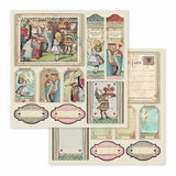 Stamperia Double-Sided Paper Pad 12"X12" 10/Pkg, Alice, 10 Designs/1 Each