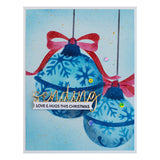 Spellbinders Stencil, Snowflake Collection by Bibi Cameron, Smowflake Ornaments (STN-065)