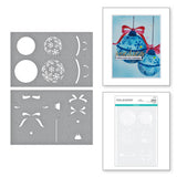 Spellbinders Stencil, Snowflake Collection by Bibi Cameron, Smowflake Ornaments (STN-065)