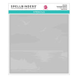 Spellbinders, Stencil By Dawn Woleslagle, Uncharted Waters, Fair Winds (STN-088)