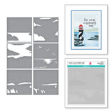 Spellbinders, Stencil By Dawn Woleslagle, Uncharted Waters, Fair Winds (STN-088)