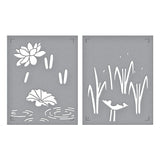 Spellbinders, Stencil from the Jump for Joy Collection, Lily Pad (STN-090)