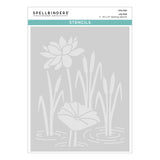 Spellbinders, Stencil from the Jump for Joy Collection, Lily Pad (STN-090)