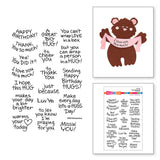 Stampendous Clear Stamps, Hugs Sentiments (STP-203)