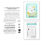 Spellbinders Windows With A View Collection By Tina Smith, Clear Stamps, Sending Sunshine Sentiments (STP-222)