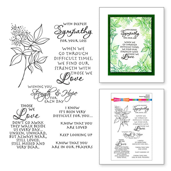 Stampendous Clear Stamp Set, Sincere Sentiments (STP-225)