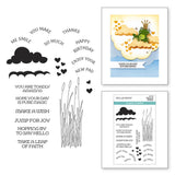 Spellbinders, Clear Stamp Set, Jump For Joy Sentiments (STP-239)