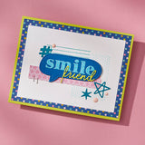 Spellbinders, Just Sayin' Collection.Clear Stamps, Speech Bubbles Sentiments (STP-250)