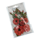 49 And Market, Nature's Bounty Paper Flowers, Salsa (FM-38411)