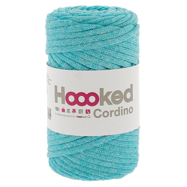 Hoooked Cordino Yarn, Sea Blue (T-Shirt Yarn)