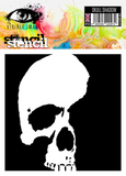 Visible Image, 6"x6" Stencil, Skull Shadow (EF2347)