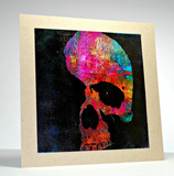 Visible Image, 6"x6" Stencil, Skull Shadow (EF2347)