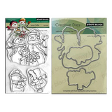 Penny Black, Clear Stamps & Dies Set, Snow Folks (31-119 & 51-855)