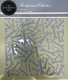 Jamie Rodgers Crafts, 8" x 8" Stencil, Spanners