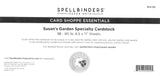 Spellbinders Specialty Cardstock 10/Pkg, Susan's Garden - Stippled