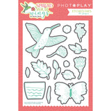 Photo Play Photopolymer Stamp & Etched Thinlits Dies Combo, Spread Your Wings