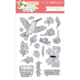 Photo Play Photopolymer Stamp & Etched Thinlits Dies Combo, Spread Your Wings