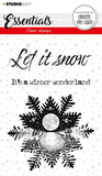 Studio Light, BL Clear Stamp Stamp Snowflake Essentials 105x148mm nr.113