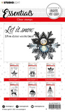 Studio Light, BL Clear Stamp Stamp Snowflake Essentials 105x148mm nr.113