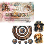 Alchemy of Art, 8X8 Paper Collection, Steampunk Time