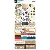 Vicki Boutin Storyteller Cardstock Stickers 6"X12" 93/Pkg, Accents & Phrases