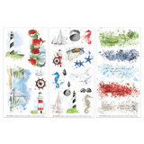 49 And Market, Rub-On Transfer Set, Summer Porch Blendable (SP-27754)