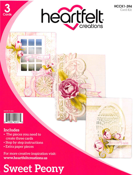 Heartfelt Creations, Sweet Peony Card Kit