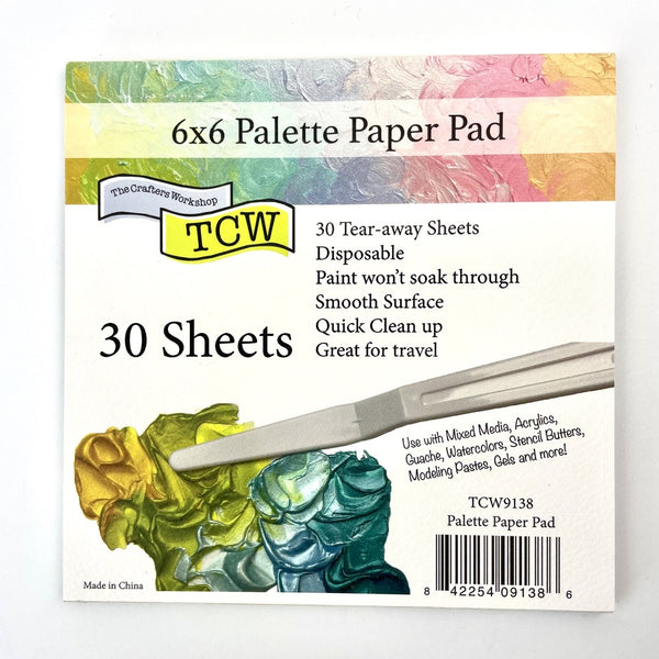 The Crafters Workshop (TCW) Palette, 6"x6" Paper Pad, 30 Sheets (TCW9138)