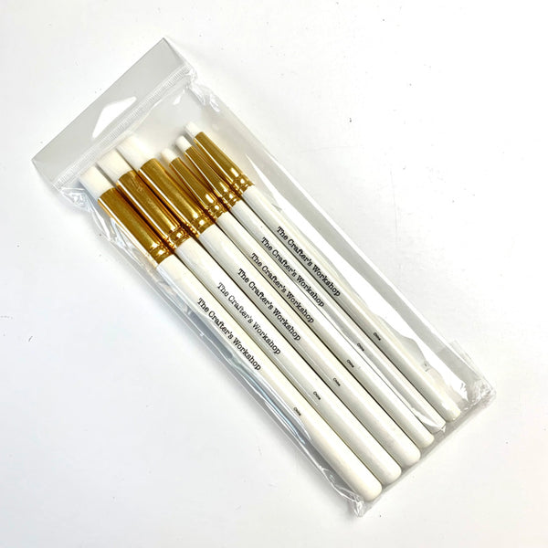 The Crafters Workshop (TCW), Assorted Blending Brushes, 6 pieces (TCW9153)