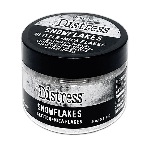 Tim Holtz Distress Glitter and Mica Flakes, Snowflakes (TDA92285)