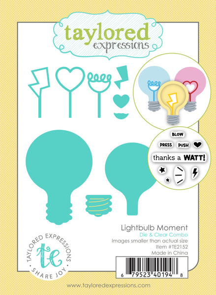 Taylored Expressions, Thinlits Dies & Clear Stamps Combo, Lightbulb Moment (TE2152)