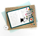 Taylored Expressions, Stamp & Die Combo, Gus & Gertie, Love To Read (TEAS271)