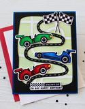 Taylored Expressions, Cling Stamp & Dies Combo, Fast Track (TEAS376)