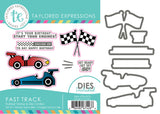 Taylored Expressions, Cling Stamp & Dies Combo, Fast Track (TEAS376)