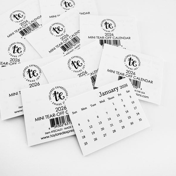 Taylored Expressions, Mini Tear-Off Calendar, 2026