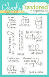 Taylored Expressions, Clear Stamps & Dies Bundle, Beautiful Soul (TECP72 and TE2252)