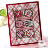 Taylored Expressions, Cling & Clear Stamp Set, Donut Days