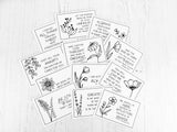 Taylored Expressions, Clipboard Calendar Cards, In the Word (TEPP185)
