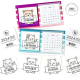 Taylored Expressions, Square Calendar Cards, Feisty