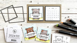 Taylored Expressions, Square Calendar Cards, Feisty