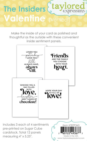 Taylored Expressions, The Insiders, Valentine Vertical (TEPP363)