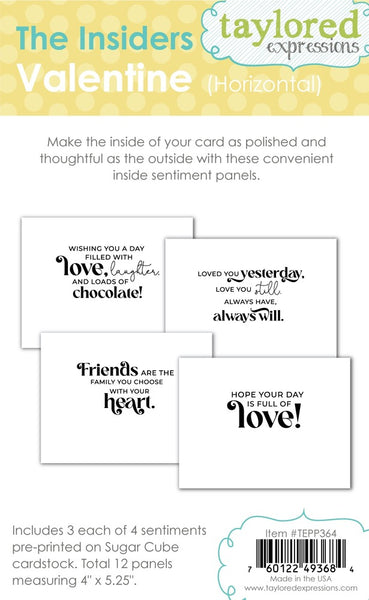 Taylored Expressions, The Insiders, Valentine Horizontal (TEPP364)