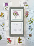 Taylored Expressions, Square Calendar Cards, Birth Flowers