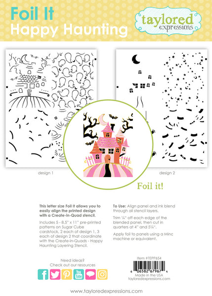 Taylored Expressions, Foil It, Happy Haunting (TEPP654)
