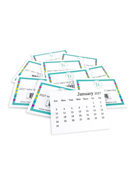 Taylored Expressions, 2027 Mini Tear-Off Calendars (Set of 10) (TESP467)