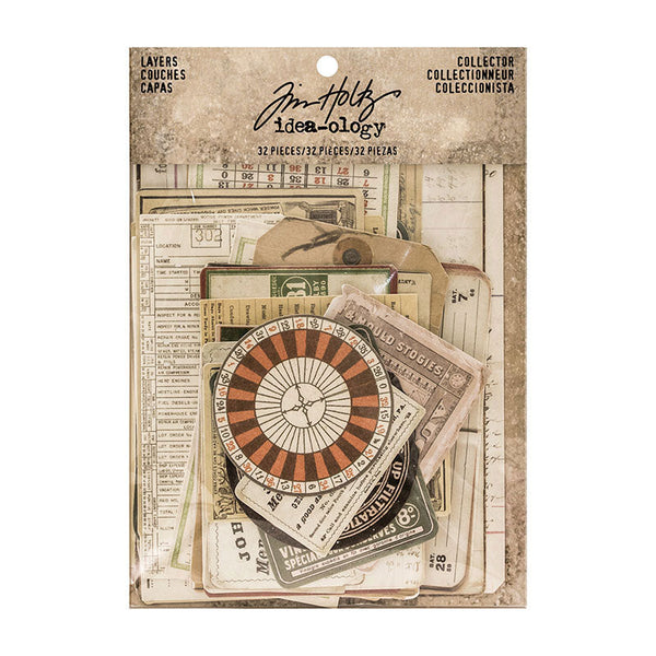 Tim Holtz Idea-Ology, Layers, Collector (TH93553)