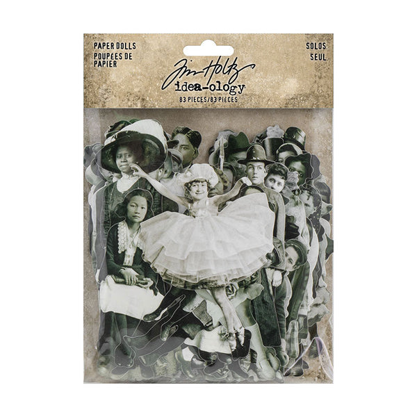 Tim Holtz Idea-Ology, Paper Dolls, Solos (TH93555)