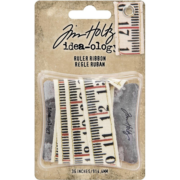 Tim Holtz Idea-Ology, Ruler Ribbon, 36" (TH93955)