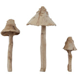 Tim Holtz Idea-Ology Resin Toadstools 3/Pkg, 1.25" To 2.5" (TH94082)