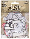 Tim Holtz Idea-Ology Ephemera Snippets 120/Pkg, Labels (TH94188)